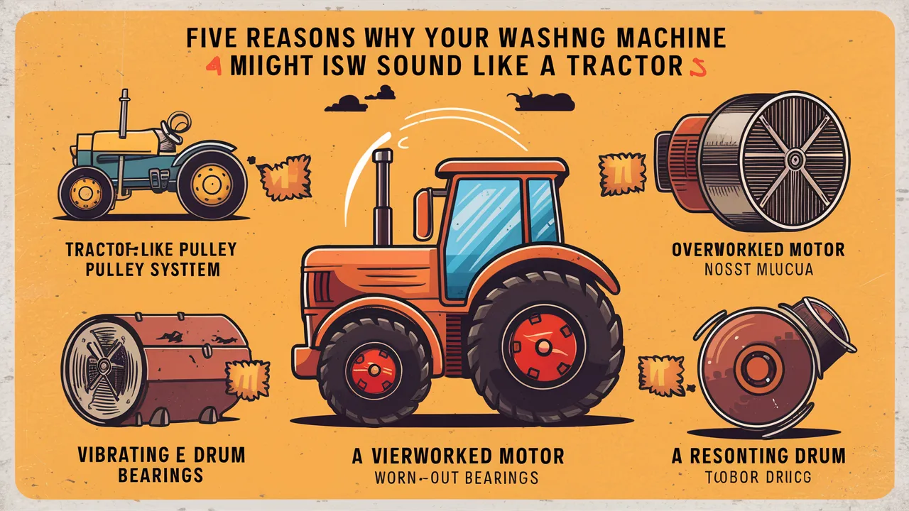 5 Reasons Your Washing Machine Sounds Like a Tractor