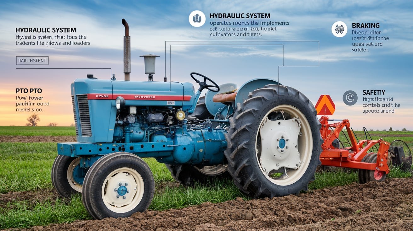 What are the subsystems of a tractor?