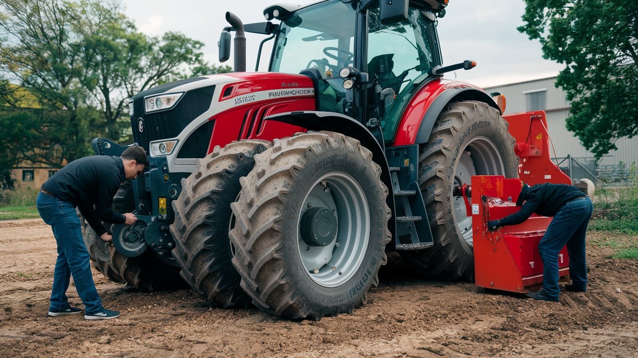 Safety checks to perform before starting a tractor