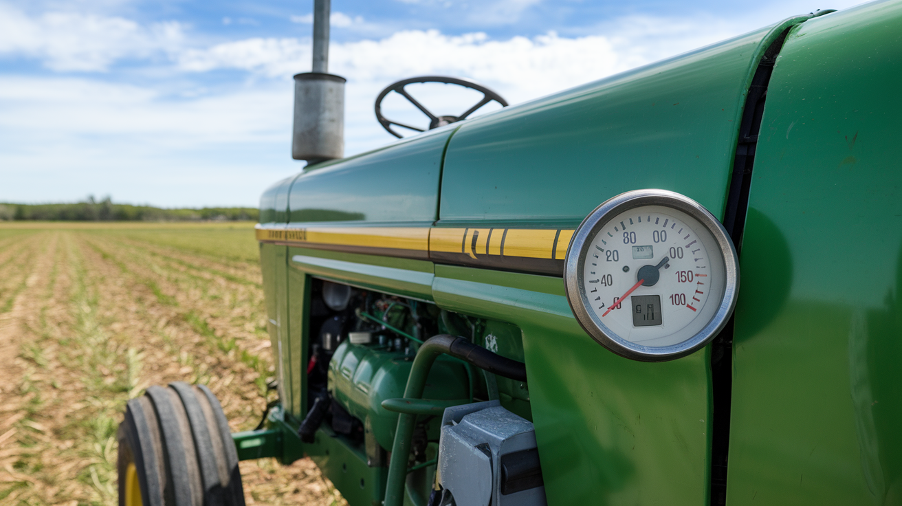 What is the normal temperature for a tractor?