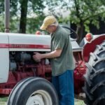 First step to take when starting a tractor